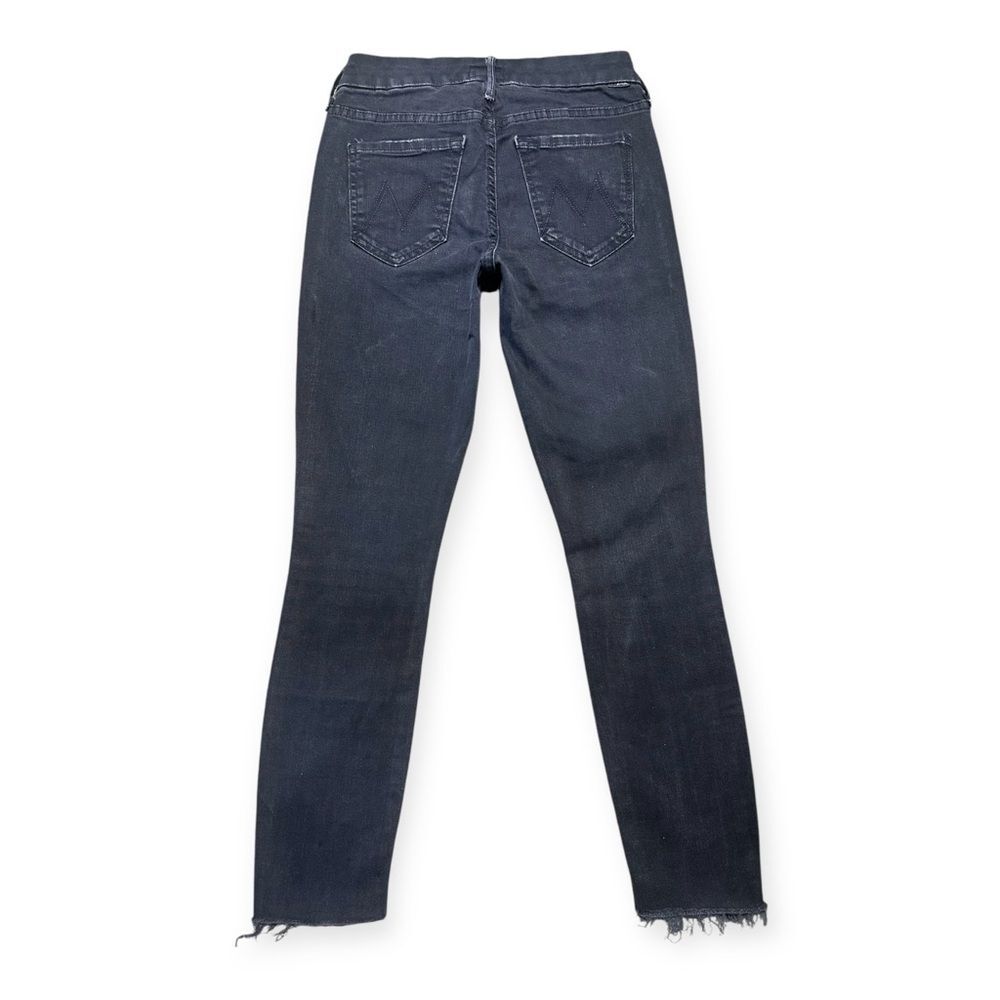 Mother Jeans Women’s 25 The Looker Skinny in Not Guilty Wash Dark Colored Denim